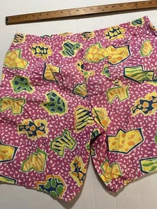 Vintage 80's Shorts Mens Size Large Beach Boys Allover Print Island  - Picture 1 of 9