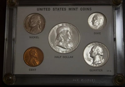 1954 S Choice BU Mint Set Cent Through Half Dollar  Lot 3463 - Image 1 of 4