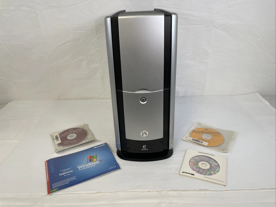 Gateway ESX E-4000 MT Pentium 4 1.80GHz 767MB RAM 40 GB HDD Win XP Pro + Extras - Image 1 of 4