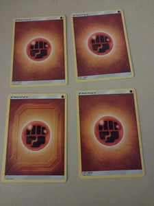 4 pokemon cards- orange energy - Picture 1 of 2