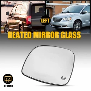 2PCS LH RH Side Door View Mirror Glass Heated For 2008-2016 Dodge Grand Caravan - Picture 1 of 12