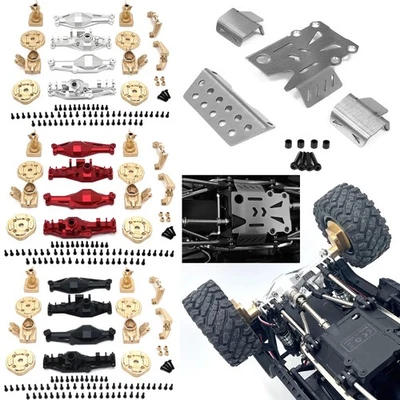 For MJX Hyper Go 1/12 H12Y H12Y+ RC Metal Upgrade Assembly Kit Chassis Guard Set - Image 1 of 4