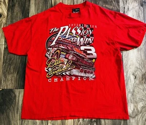 Vintage Chase Authentics Dale Earnhardt The Passion To Win rotes T-Shirt Größe XL - Bild 1 von 4