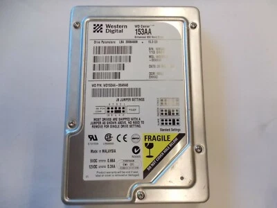 Western Digital HDD IDE  WDC153AA, 15,39GB, 8,9cm,(3.5" ), #SU206 - Bild 1 von 4