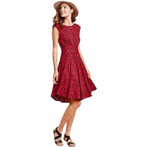 Anthropologie Moulinette Soeurs South Shore Pulloverkleid Damen Größe S Rot - Bild 1 von 12