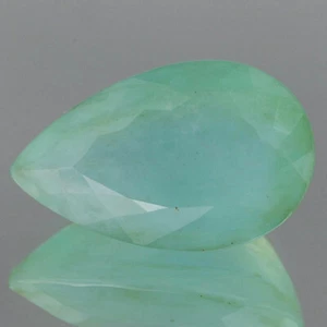 Video_15.69cts_Translucent_Natural Opal_Peru_Baby Blue Green Hue_Pear Cut_2p396 - Picture 1 of 2