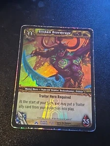 World of Warcraft TCG Illidan Stormrage foil Black Temple - Picture 1 of 2