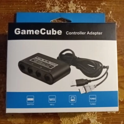 GameCube NGC Controller Adapter Converter for Nintendo Switch/Wii U/PC USB - Image 1 of 4