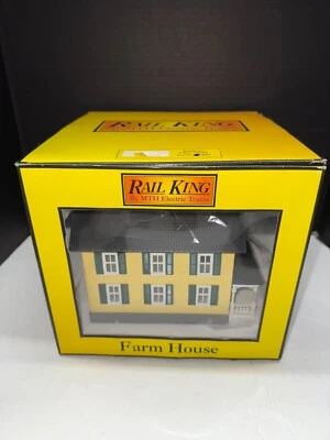 MTH RailKing calibre O 30-9007 layout de trem amarelo #6 fazenda - Imagem 1 de 3