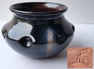 Jugendstil Keramik Vase signiert THEODOR KEERL um 1910 - 1920 K349 - Picture 1 of 9