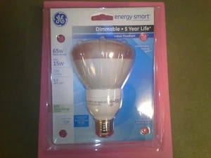 GE Lighting 21710 Energy Smart CFL 15W 720-Lumen R30 Dimmable Floodlight Bulb - Picture 1 of 1
