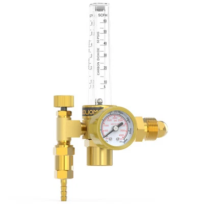 CO2 or Argon Tig MIG Flow Meter Gas Regulator Gauge Welding Weld Regulator - Image 1 of 4