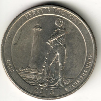 USA - 2013P - Washington ¼ Dollar - Perry’s Victory - Low Mintage - #8964 - Image 1 of 2
