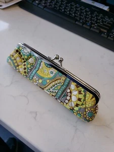 GAFAS DE SOL Vera Bradley pequeñas ESTUCHE SUAVE INGLÉS AZUL PRADO VERDE - Imagen 1 de 5