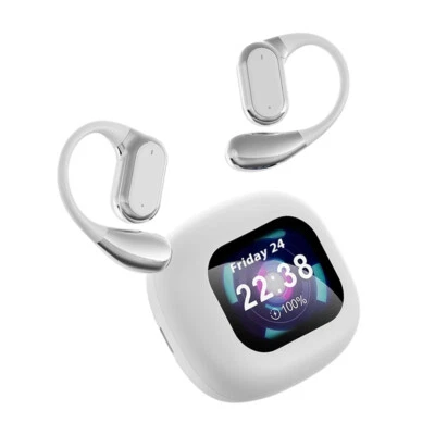 Bluetooth 5.4 Headphones Wireless Earbuds Open-Ear Sport Headset Touch Screen - Imagem 1 de 4