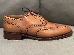 Zapatos de vestir Oxford con punta de ala brogue Meermin para hombre talla UK 8,5 US 9,5 - Imagen 1 de 12