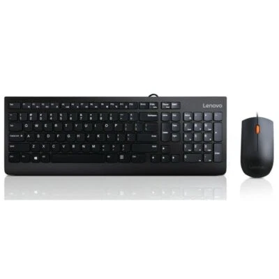 Lenovo GX30M39606 300 USB Combo Keyboard & Mouse - US English (103P) - USB Cable - Image 1 of 2