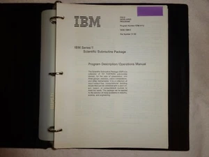 IBM Vintage Series 1 Scientific Subroutine Package Excellent Rare - Zdjęcie 1 z 8