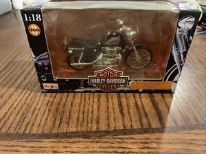 MAISTO HARLEY DAVIDSON SERIES 3 XL 1200C Sportster 1200 Custom 1/18 !!!!! - Picture 1 of 6