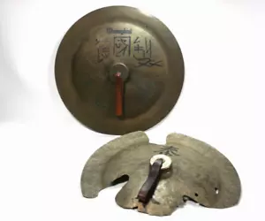Rare Old China Cymbal Basin Shanghai 48cm Crash Basin Hand Drawn - Picture 1 of 14