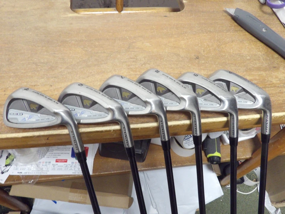 Golden Bear GB V100 Irons 4,6-PW Firm Flex Graphite Very Nice!! - Image 1 of 4