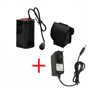Wiederaufladbar 4X Akku 8,4 V Akkupack Li-Ionen-Ladegerät für LED Fahrradlicht # - Bild 1 von 9