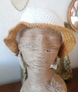 Bob Mütze Häkelhut Handarbeit Unikat Modell NEU Boho Hippie Vintage - Bild 1 von 4