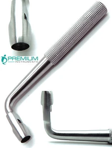 Instrumento de acero inoxidable dental quirúrgico dental perforador de tejido 6 mm ángulo 90 ° L - Imagen 1 de 4