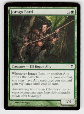 Zendikar #166 Joraga Bard - Image 1 of 2