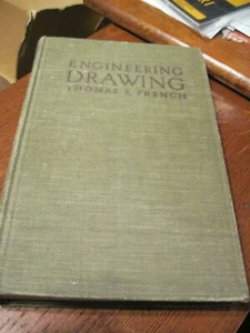 VTG c1947 A Manual of Engineering Drawing for Students & Draftsmen Thomas French - Picture 1 of 6