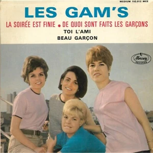 EP 45 RPM (7") Les Gam's / Beatles " La soirée est finie " - Imagen 1 de 4