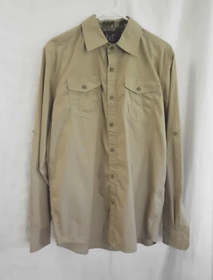 Camisa Cultura Moderna Talla M Nueva Con Etiquetas Tostada Manga Larga Botón Bolsillo Frontal Mezcla de Algodón Foto 1 de 4