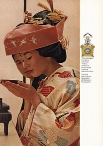 1968 Guerlain Mitsouko: Pledges Her Love Silently Vintage Print Ad - Picture 1 of 1