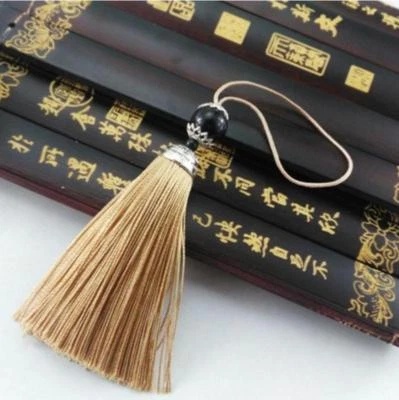 V06 (1,10 pcs) 10cm Long tassel Ball Gem (use for earring bookmark runner dress) - Image 1 of 4