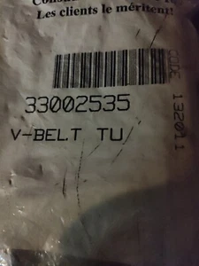 33002535/WP33002535 Drive Belt Dryer Whirlpool/Kenmore/Maytag/Amana/Samsung NEW - Picture 1 of 3