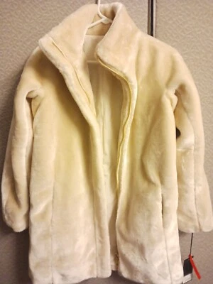 Abrigo de piel Nine West beige talla XS reversible Foto 1 de 4