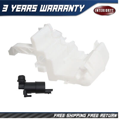 Windshield Washer Bottle Tank W/Motor 28910-4HB0A For 2014-2022 Infiniti Q60 Q50 - Image 1 of 4