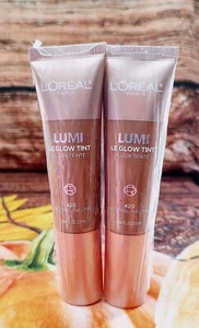 L’Oréal Paris Lumi Le Glow Skin Tint, Foundation-Like, Neutral 420, 0.84 X 2 - Picture 1 of 2
