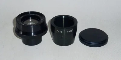 Lente de cine soviético LOMO OKS4-75-1 ОКС4-75-1 75 mm f/2,8 esquema plano #860070 Foto 1 de 4