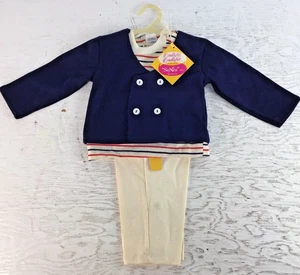 Chaqueta de Colección So Nice 18M Niños Pequeños Azul Marino Camiseta Interior Pantalones Blancos Nuevos con Etiquetas Nueva con Etiquetas - Imagen 1 de 8