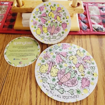 Thingies by Sandy Miller Springbok Puzzle We are All in this Together-Complete - Image 1 of 4