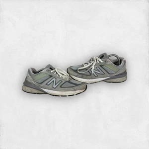 New Balance 990v5 Mens Gray Mesh Running Sneakers Shoes 9 - Picture 1 of 11