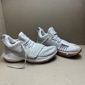 Nike PG 1 'Pure Platinum' Gray Basketball Shoes 878627-008 SIZE MENS 10.5 - Picture 1 of 10