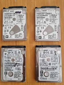Lot de 4 disques durs 2.5" HGST 500Go 7200RPM - Afbeelding 1 van 5