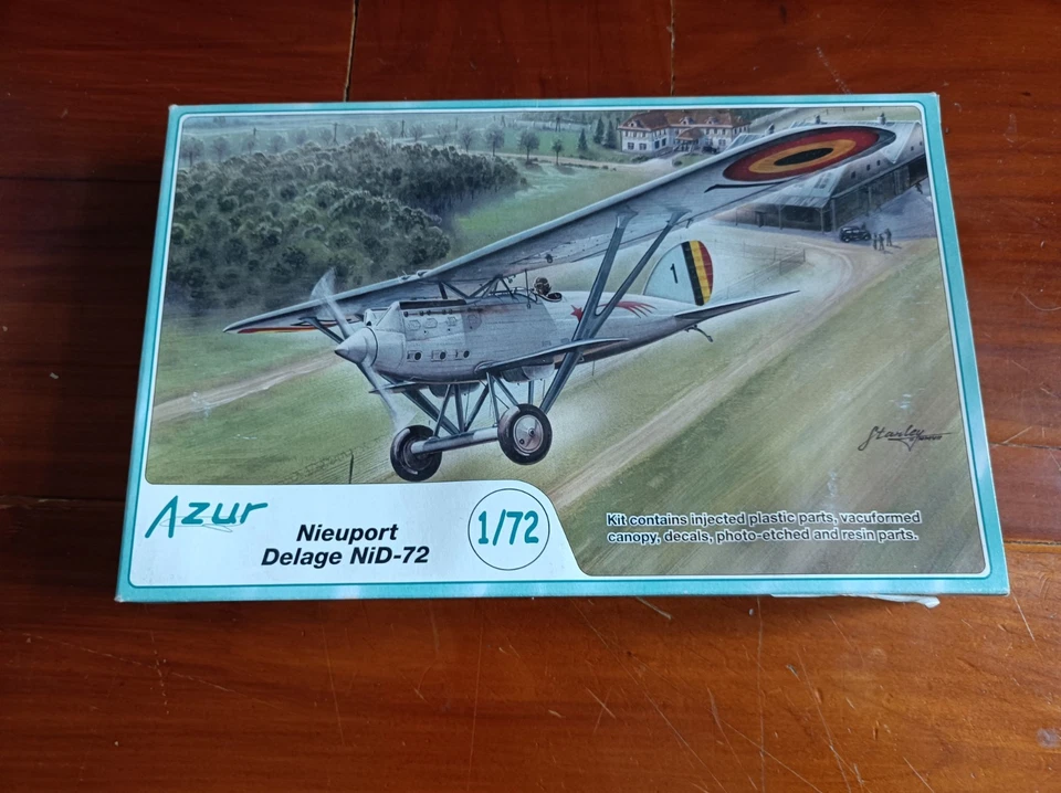 Azur  Nieuport NiD 72 1/72   Sigillato Sealed Belgian Brazil, Romania - Immagine 1 di 3