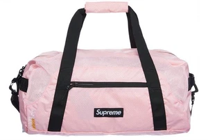 SUPREME SS22 Nylon Pink Duffle Bag Good Used Condition - Picture 1 of 15