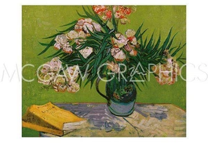 Still Life With Oleander, Van Gogh, Wall Art Print Poster 13" x 19" 433 - Picture 1 of 2