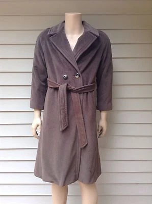 Kashmiraj на шикарный моды женщин коричневый человек сделал кашемир пальто куртка винтажный - Изображение 1 из 4