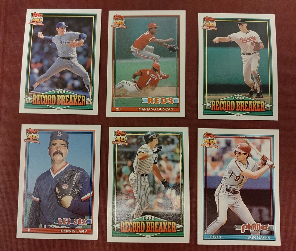 1991 Topps Baseball Cards Singles U-Pick NM .99 ea. #265-521  .25 Total Shipping - Image 1 of 1