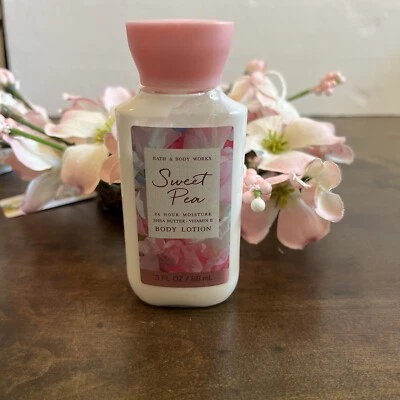 Bath & Body Works SWEET PEA Travel Size 3 Fl Oz 88 ml Body Lotion New - Image 1 of 3